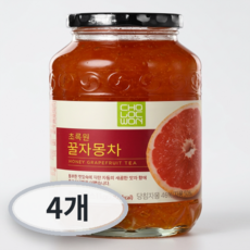 초록원 꿀자몽차, 1kg, 4개, 1개입