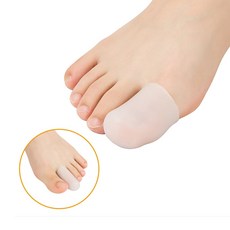 미즈코스 발가락 보호 골무 보호캡 엄지 발톱 튜브, 4개, 막힌형-엄지 4개, 막힌형-엄지
