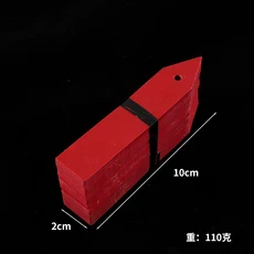 100 개/대 플라스틱 식물 태그 냄비 마커 교수형 보육 정원 레이블, 01 Red-100PCS