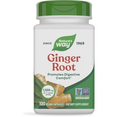 네이쳐스웨이 진저 루트 550mg 비건 캡슐, 100정, 1개