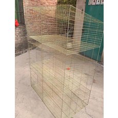 토끼장 사육장 울타리 키우기 집 케이지, 6칸 케이지+스트랩, 1개, 1g