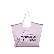 V°73 로고 프린트 비치 백