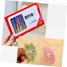 루나몰 우산 과일꼬지 40p 데코픽