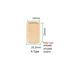 Airtac 공압 공기 압력 게이지 계량기 PT1 스텐트 구리 AF2000 AF3000 다리미 PT1 필터 Y40 Y50 카트리지 요소, 2pcs, Airtac A type