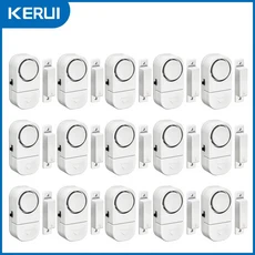 KERUI 90db 도어 윈도우 센서 독립 개방형 자기 무선 보안 알람, 03 15pcs