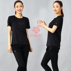 요가복셔츠 여성운동복 슬림 로고셔츠SC TS03 PR3