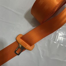 炫彩安全帶 汽車安全帶 加厚通用型安全帶 改裝米色保險座椅延長帶, 橘色3.6米帶卡扣（送縫紉線限位扣）, 1個