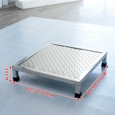 미끄럼방지 알루미늄 발판 작업 발받침대 사다리 우마, 40x40 10