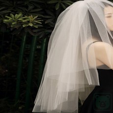 꼭필스 면사포 브라이덜샤워면사포