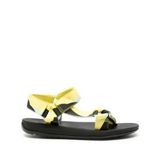 캠퍼 그래픽 프린트 터치 스트랩 샌들