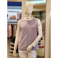 BTR골프 BTV9270WLVR 골프 일상 출퇴근 비티알 여성 가을겨울 베이직 라운드넥 기모안감 후리스조끼 엔씨엑스코점