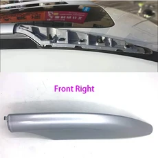 닛산 X-TRAIL X 트레일 로그 바 엔드 커버 루프 랙 러기지 쉘 캡 트림 T32 2014-2019, 04 Front right