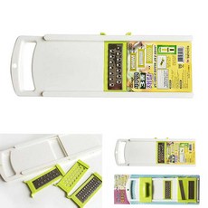 국산 채칼세트 강판 슬라이스 주방 채썰기 요리도구, 1개, 사파이어4종채칼