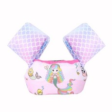처치 구명조끼 만화 수영장 플로트 완장 부표, 1개, 4. Mermaid