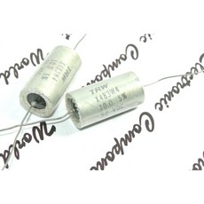 TRW 10uF 50V 5% X483W4 無極性臥式紙質電容, 1個