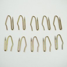 커튼핀 커텐핀 10개 셋트 부자재 부속 후크 침, 실버