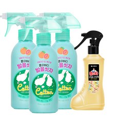 온더바디 발을씻자 코튼 풋샴푸 385ml 3개 + 홈스타 신발을 부탁해 200ml 1개, 자몽