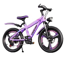 여아 입문용 두발자전거 20인치 저학년자전거 18인치, 18 인치, R. 퍼플 (일체형 휠+7단)