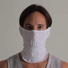 이돕 베라노 마스크 자외선 자전거 라이딩 등산 마스크, 화이트, 1개