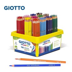 GIOTTO STILNOVO 學用六角彩色鉛筆 192支, 1個