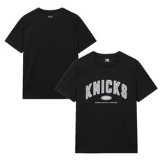 [AK플라자] [NBA] NYK 심플아치 로고 반팔티셔츠 (블랙) N252Z9020P