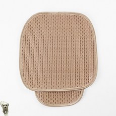 꿀이맘투 한여름 자동차 쿨시트 방석 3종세트 골드 쇼파등받이쿠션