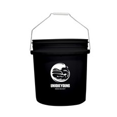 유니크영 프리미엄 세차버킷 18L, 블랙