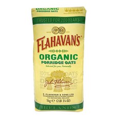 플라하반 포리지 오트밀 유기농 1kg, 1개