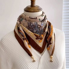 목가리개 펜던트 스카프 봄 가을 자석 머플러 hes+517vQ