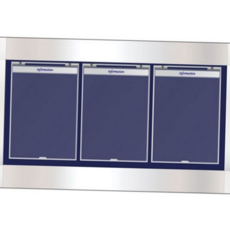 스텐 게시판 덮개형 벽걸이 알림판 스텐 공지판 가로형, 나이렉스군청