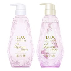 럭스 루미니크 해피니스 블룸 논실리콘 샴푸 450g + 트리트먼트 450g, 1세트