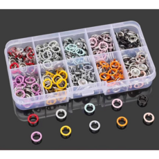 五爪扣免縫釘扣 兒童衣服床單被套防滑鈕扣, 200裝, 5種