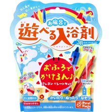 Pirates Factory 沐浴玩具 泡泡浴清潔組 附可貼可撕畫板蠟筆, 1個, 隨機