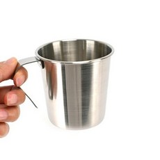 스텐레스 손잡이 스텐컵 1EA, 1개