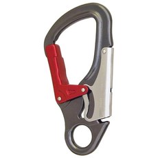 英國 ISC Double Action Snaphook 兩段式HOOK鉤環 SH901A 最小斷裂強度(MBS) 27kN, 紅色, 閘口22mm 下方圓孔直徑20mm, 1個