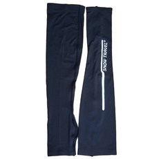 SNOW TRAVEL 平口抗UV遮陽涼感排汗袖套 AH-27，運動涼感袖套，抗紫外線袖套，排汗透氣袖套, 黑色,L, 1個