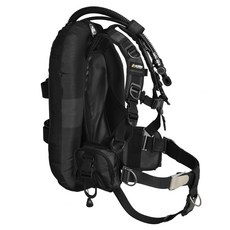 島嶼潛水 PROBLUE 30磅背囊式充氣浮力BCD BC-850 潛水背心 浮力調整裝置, 1個, 黑