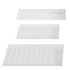 두두쇼핑몰샵 반투명 카드포장 종이 봉투 10p 편지 증명사진 10개, 포토카드(8X10), 반투명(8*10)