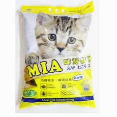 優旺寵物 MIA咪芽貓砂(細砂) 綠茶香 凝結型細礦砂, 1個, 1包, 10L, 單包