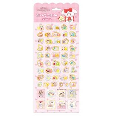 미코 캐릭터즈 이니셜 스티커-후르츠 취미 shn+312Ef