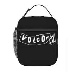 V-Volcom 로고 여성용 절연 도시락 가방 휴대용 식품 상자 열 도시락 상자 토트, 01 One Size, 01 1