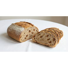 우리밀 100% 통밀 무화과 호두 깜빠뉴 400g (통밀 무방부제 설탕 무첨가 생산 제품만 발송), 1개