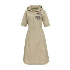 디즈니골프 여성 후드 반집업 A라인 반팔 원피스 티셔츠 DO1LTO011