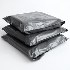 LDPE 택배봉투 포장봉투 35x45+5 챠콜 (100장), (챠콜)