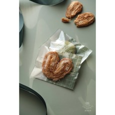 下午茶 鬆餅派對 亮面 餅乾袋 奶茶色 抹茶綠 點心袋 熱封袋 烘焙包裝 雪Q餅袋, 1個, 100±2入/束