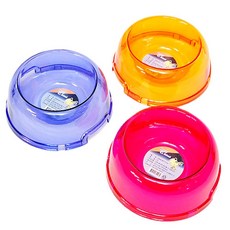 니즈플리 (랜덤)1구 강아지사료그릇 반려견물그릇 고양이밥그릇 반려동물식기 애견물그릇, 랜덤색상