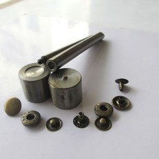 四合扣安裝工具模具 啪鈕扣敲擊工具, 1個, 10mm