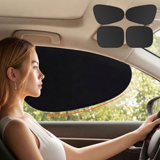 윈디즈 차량햇빛가리개정전식 자동차창문가리개 차 창문 햇빛가리개, 1세트, 블랙