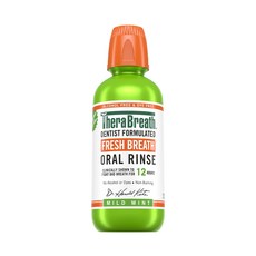 【TheraBreath 凱斯博士】漱口水 473ml 口氣清新, 1瓶