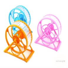 햄스터 쳇바퀴 햄스터스트레스해소 고슴도치쳇바퀴 햄스터장난감, 1개, 노랑,하늘,분홍